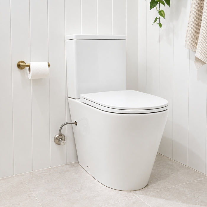 Indigo Cali Universal Rimless Toilet Suite US8002T2 - The Blue Space