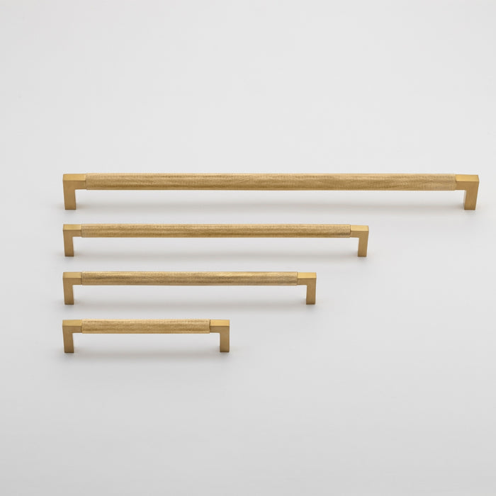 All Size Iver Brunswick 450mm Cabinet Pull Handle Brushed Gold PVD 22140 - The Blue Space