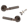 Iver Brunswick Lever Round Rose Passage Kit Signature Brass 0351KPASS60 - The Blue Space