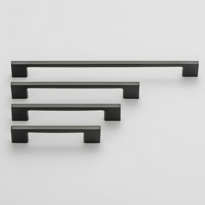 New All Size Iver Cali 256mm Cabinet Pull Handle Matte Black SDG-0529 - The Blue Space