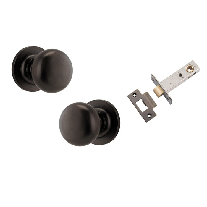 Iver Cambridge Knob Round Rose Passage Kit Signature Brass  0201KPASS60 - The Blue Space