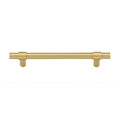 Iver Helsinki 128mm Cabinet Pull Handle Brushed Gold PVD 17152 - The Blue Space