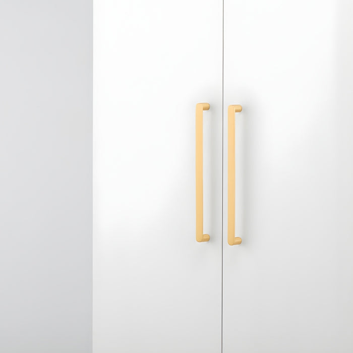 Detail3 Iver Osaka 256mm Cabinet Pull Handle Brushed Brass 20976 - The Blue Space