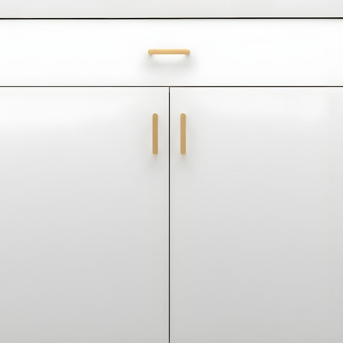 Detail2 Iver Osaka 96mm Cabinet Pull Handle Brushed Brass 20946 - The Blue Space