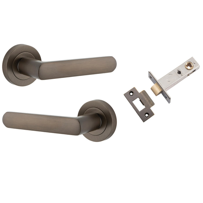 Iver Osaka Lever Round Rose Passage Kit Signature Brass  20771KPASS60 - The Blue Space