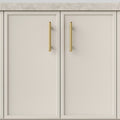 Hero Iver Puerto 128mm Cabinet Pull Handle Brushed Gold PVD 24030 - The Blue Space