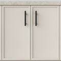 Hero Iver Puerto 128mm Cabinet Pull Handle Matte Black 24033 - The Blue Space