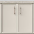 Hero Iver Puerto 128mm Cabinet Pull Handle Satin Nickel 24035 - The Blue Space