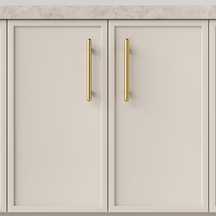 Hero Iver Puerto 160mm Cabinet Pull Handle Brushed Gold PVD 24040 - The Blue Space