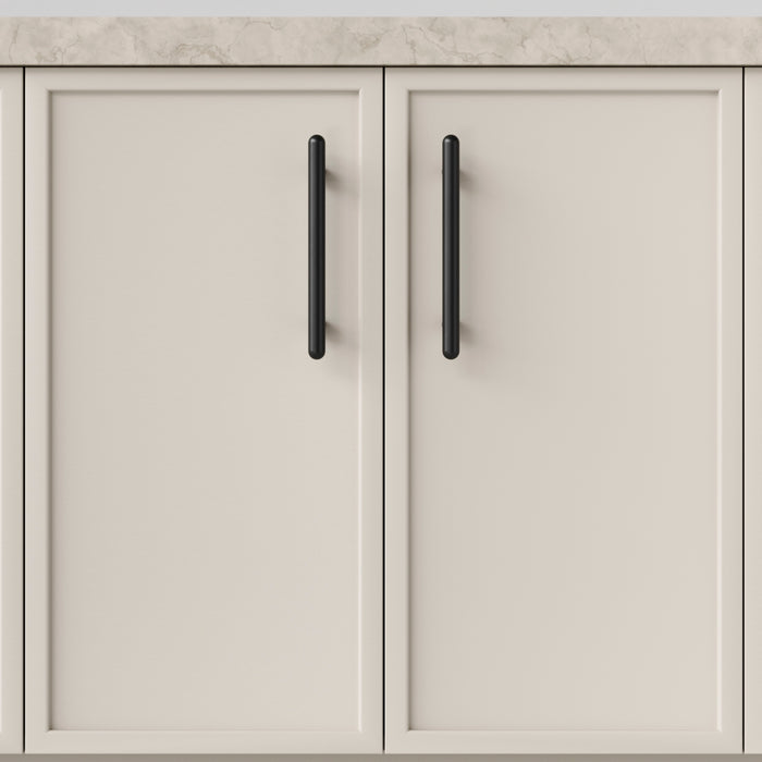 Hero Iver Puerto 160mm Cabinet Pull Handle Matte Black 24043 - The Blue Space