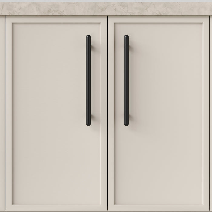 Hero Iver Puerto 256mm Cabinet Pull Handle Matte Black 24053 - The Blue Space