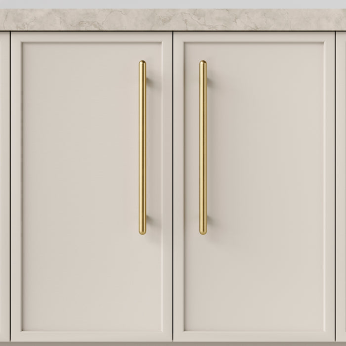 Hero Iver Puerto 320mm Cabinet Pull Handle Brushed Gold PVD 24060 - The Blue Space