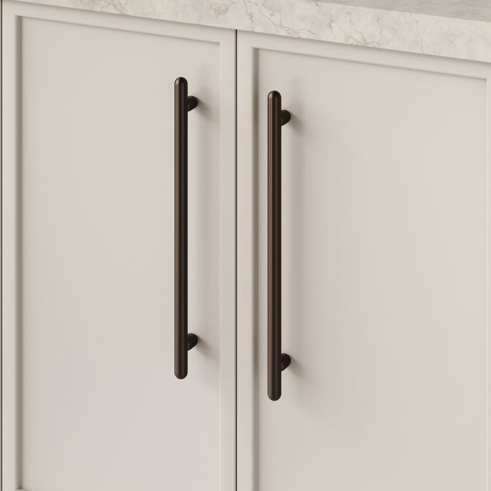 Detail1 Iver Puerto 320mm Cabinet Pull Handle Signature Brass 24062 - The Blue Space