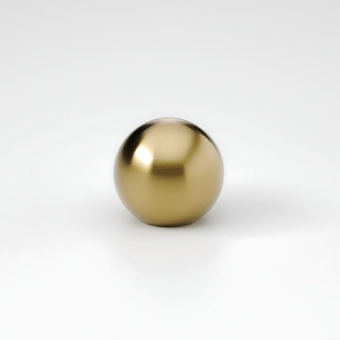 Detail Iver Puerto 32mm Cabinet Knob Brushed Gold PVD 24080 - The Blue Space