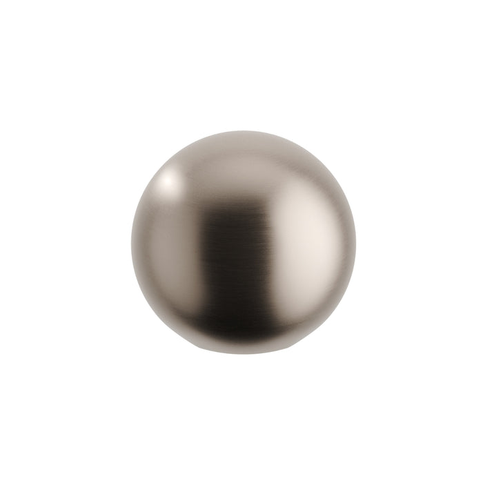Single Iver Puerto 32mm Cabinet Knob Satin Nickel 24085 - The Blue Space