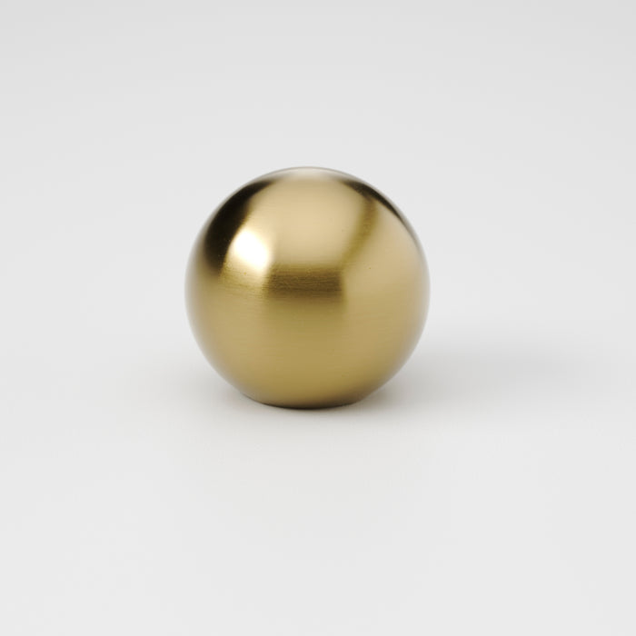 Detail Iver Puerto 38mm Cabinet Knob Brushed Gold PVD 24090 - The Blue Space