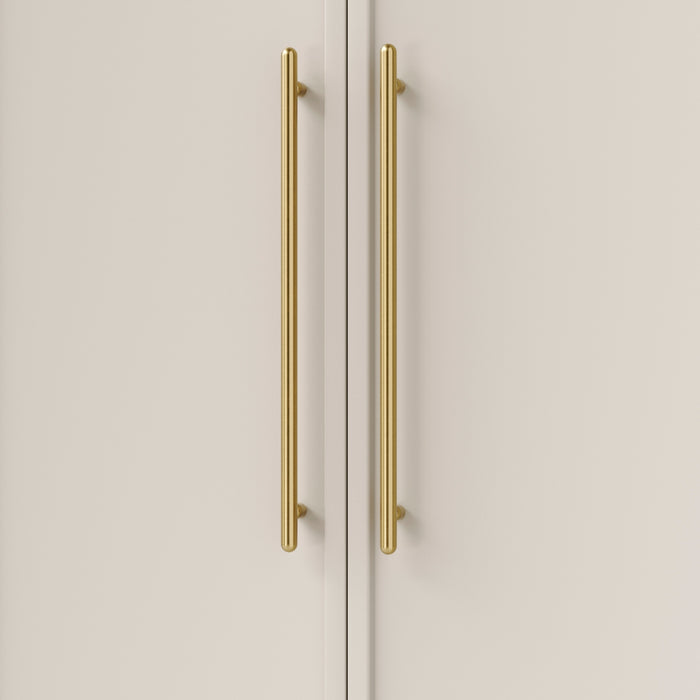 Hero Iver Puerto 450mm Cabinet Pull Handle Brushed Gold PVD 24070 - The Blue Space