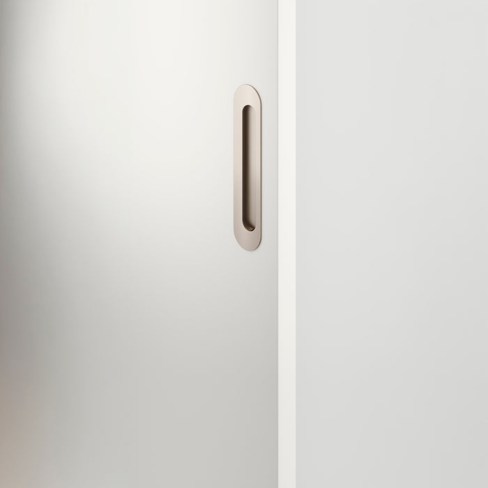 Lifestyle Iver Puerto Flush Pull Satin Nickel 24165 - The Blue Space