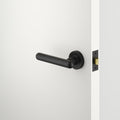 Hero Iver Puerto Lever Round Rose Matte Black 24003 - The Blue Space