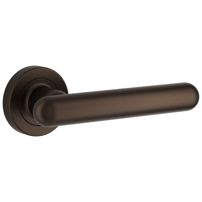 Iver Puerto Lever Round Rose Signature Brass 24002 - The Blue Space