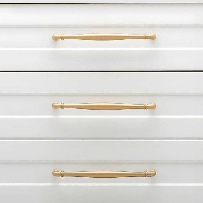 Lifestyle2 Iver Sarlat 256mm Cabinet Pull Handle Brushed Brass 21086 - The Blue Space