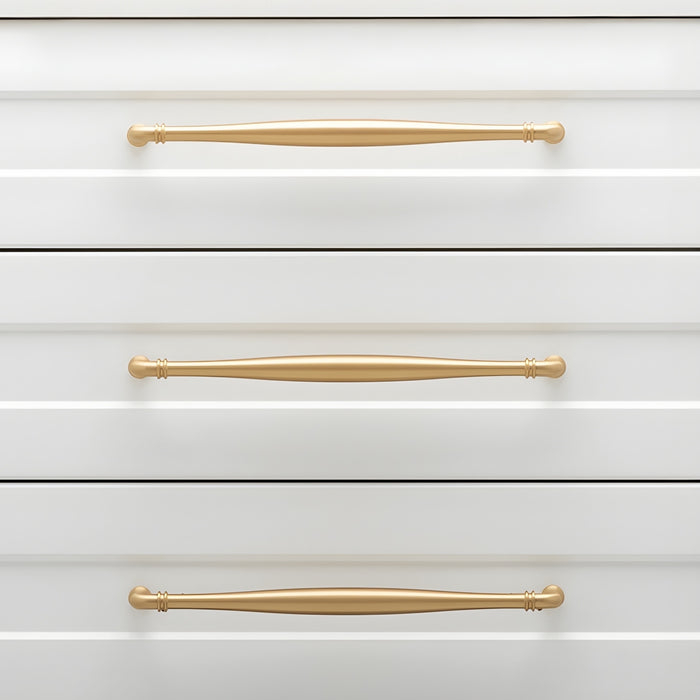 Lifestyle2 Iver Sarlat 320mm Cabinet Pull Handle Brushed Brass 21096 - The Blue Space