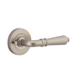 Single Iver Sarlat Lever Round Rose (Inbuilt Privacy) Satin Nickel 9209KIBPRIV60 - The Blue Space