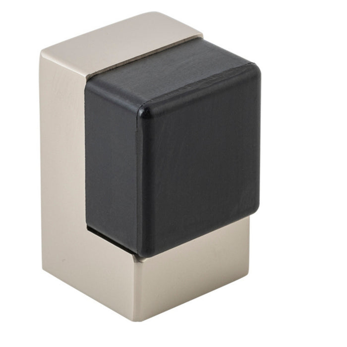 Iver Square Door Stop Satin Nickel 20829 - The Blue Space