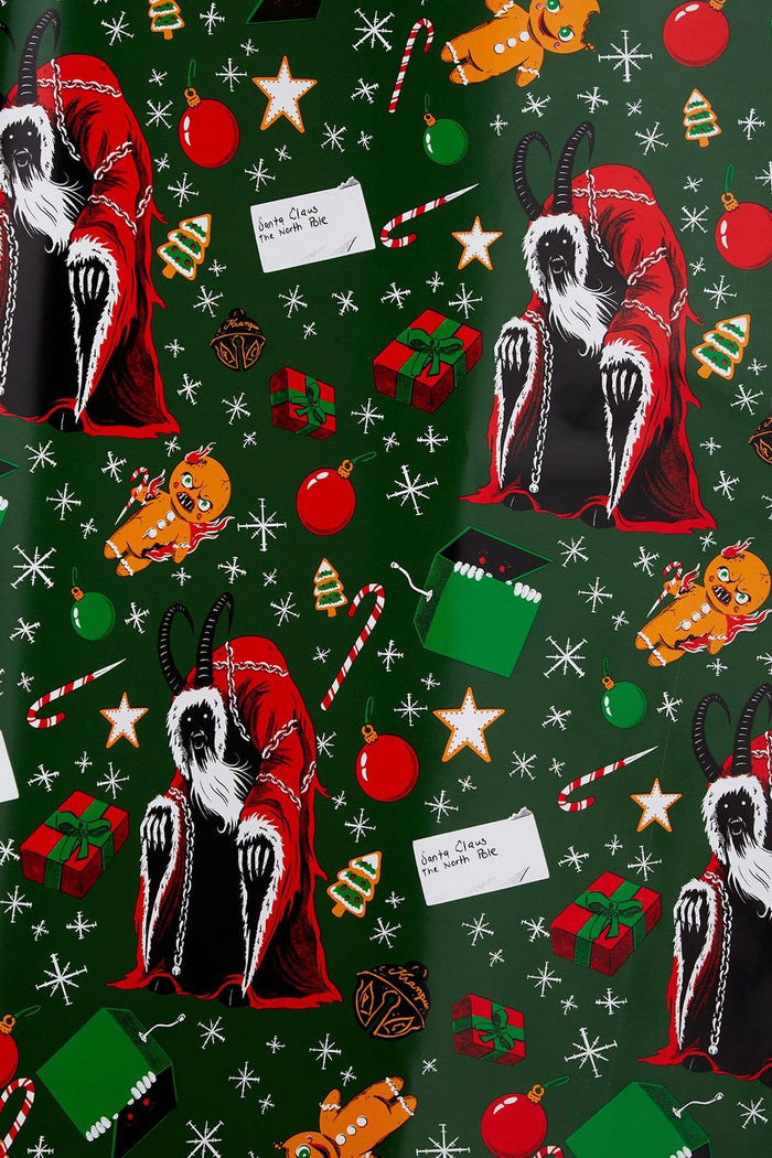 Krampus Wrapping Paper