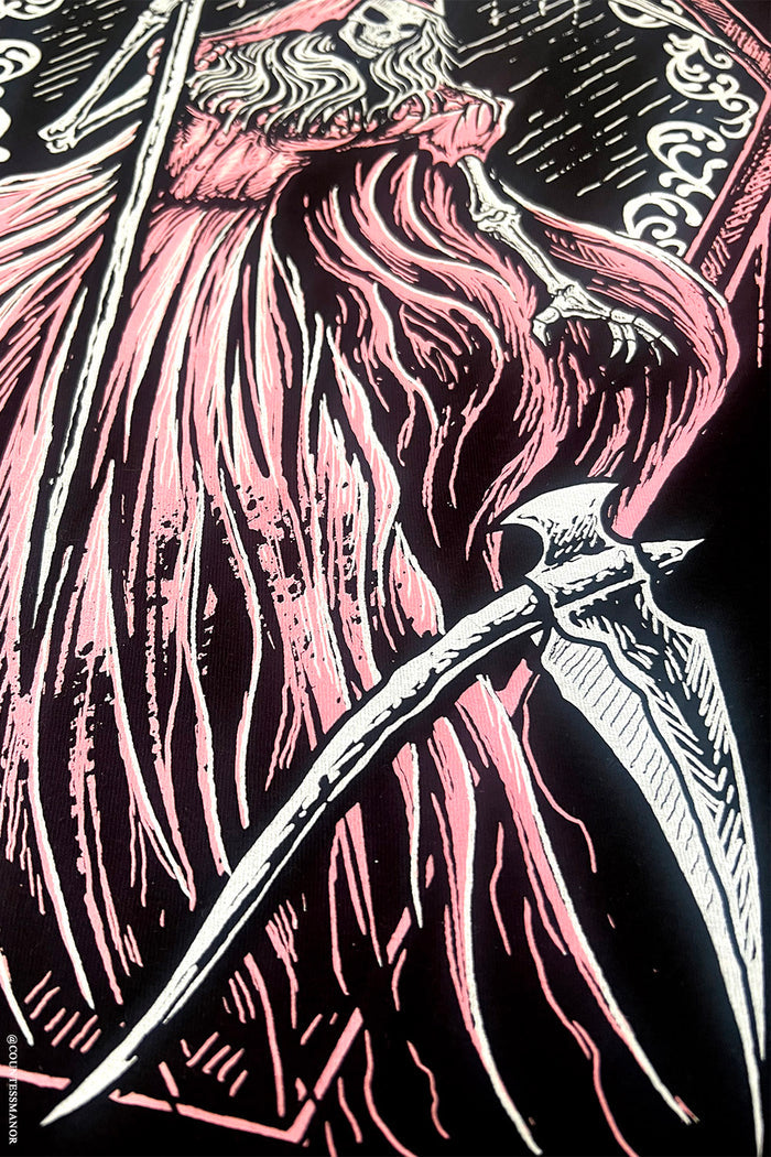 heavy metal scythe sweater