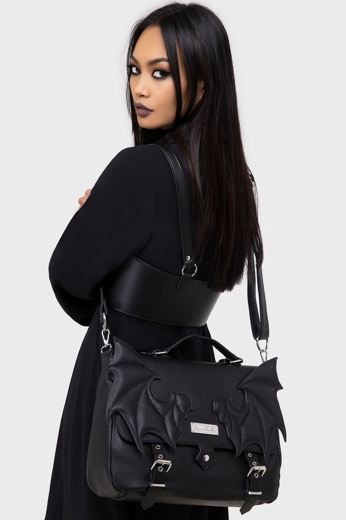 bat wing messenger bag