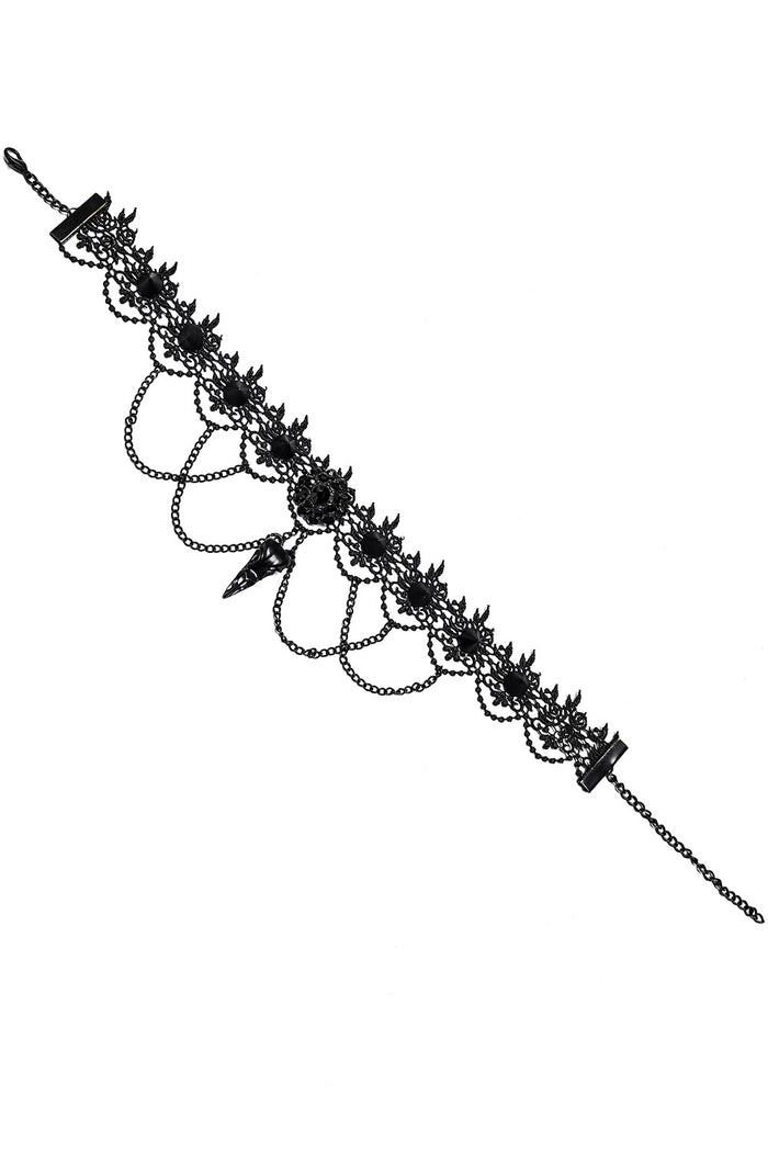 gothic raven necklace