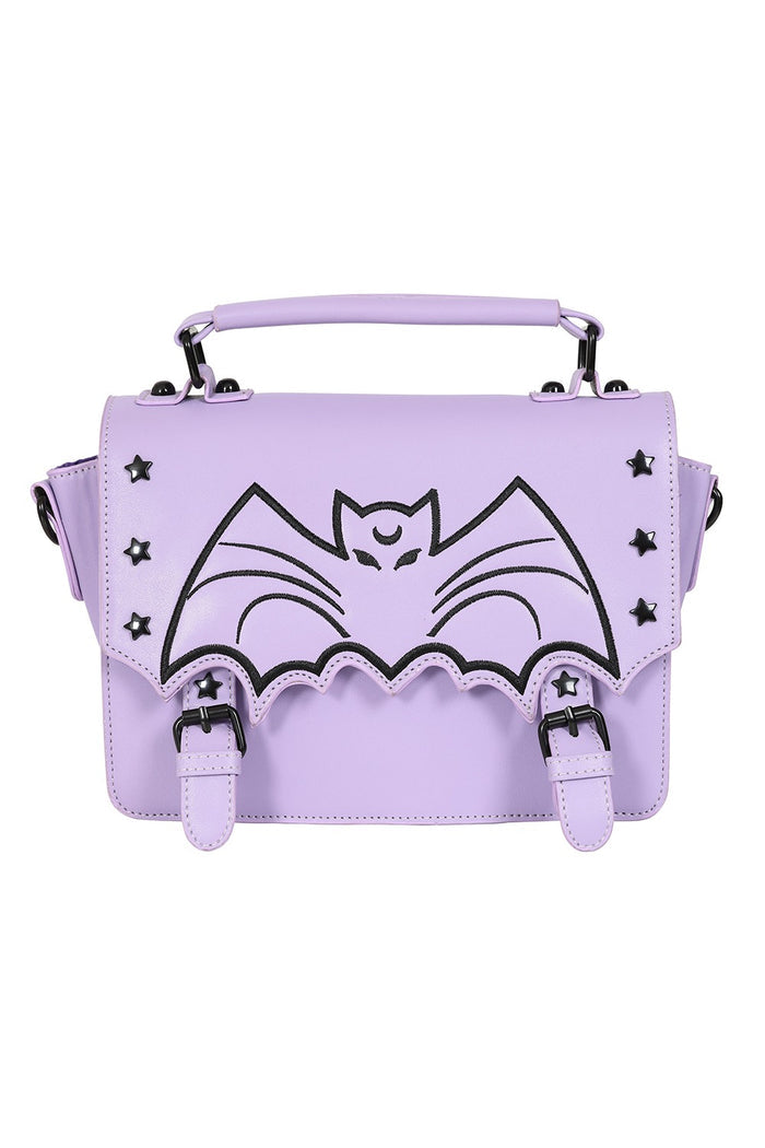 pastel goth bat purse