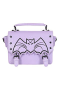 pastel goth bat purse