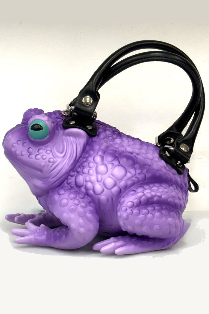 lilac purple toad handbag