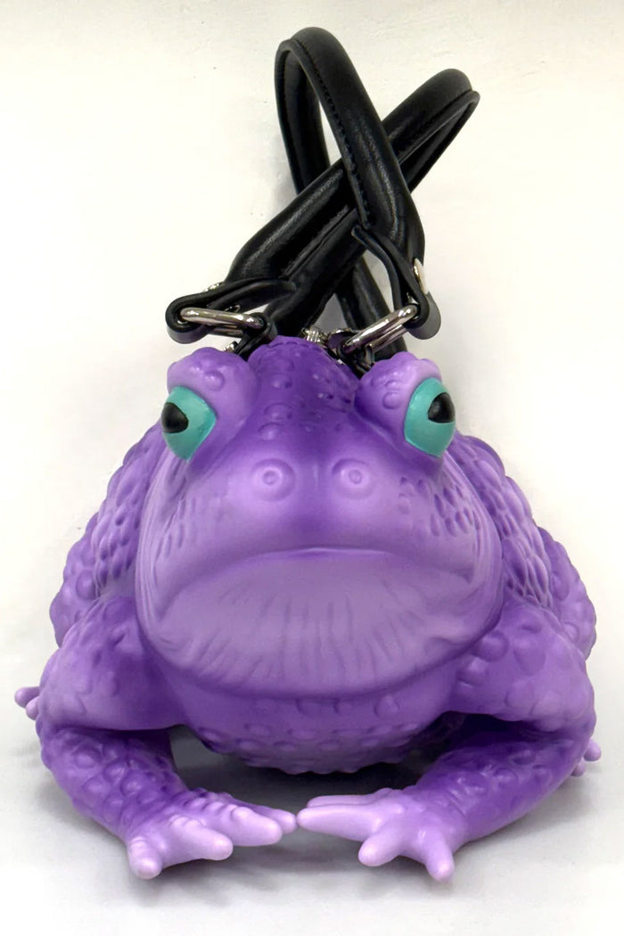 purple toad handbag shoulder bag
