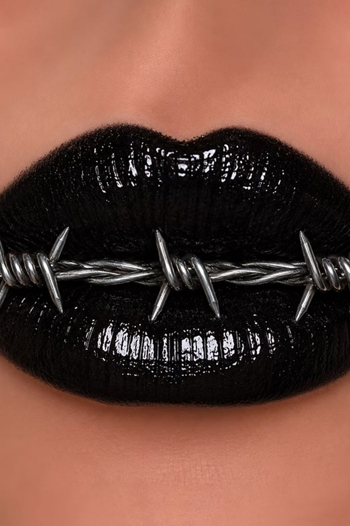 Curst Kosmetics goth bold black lip gloss