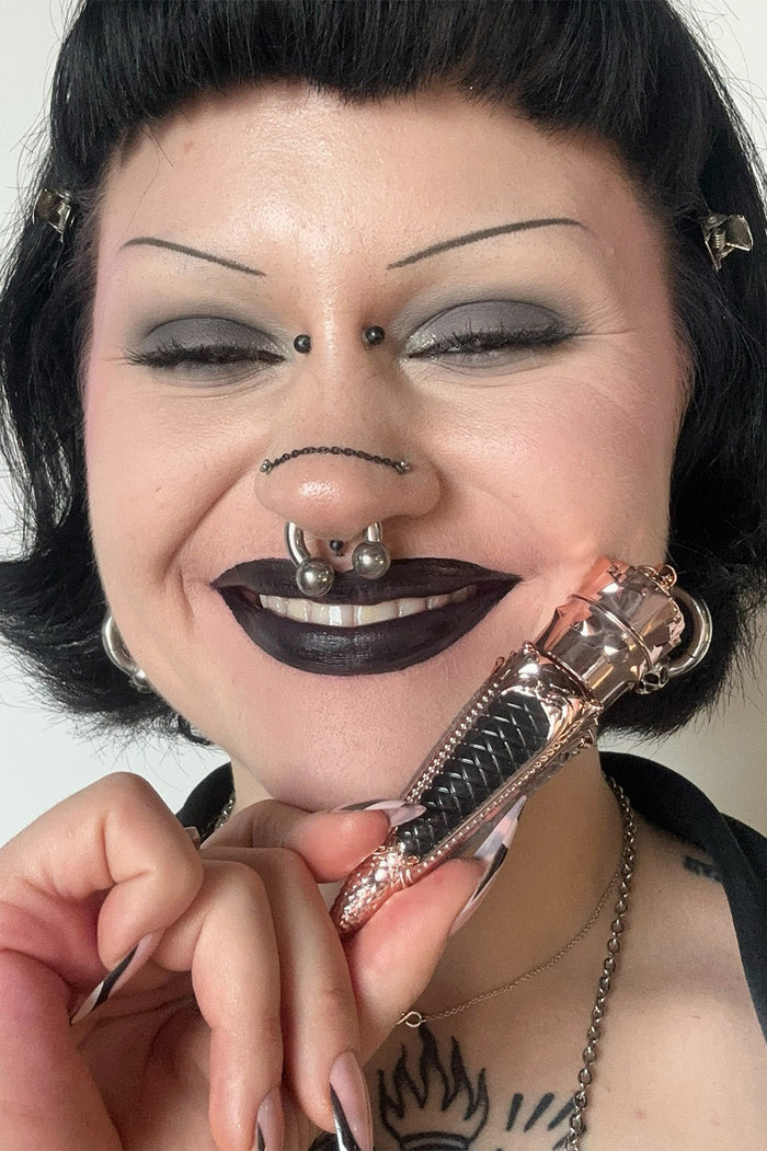 vegan black lipstick