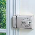 Lifestyle Lockwood 001 Double Cylinder Deadlatch Knob with Open In Strike Chrome Plate 001-1K1CPDP - The Blue Space