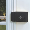 Lifestyle Lockwood 001 Double Cylinder Deadlatch Knob with Open In Strike Matte Black 001-1K1MBKDP - The Blue Space