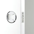 Lifestyle Lockwood Symmetry Round Cavity Sliding Door Passage Set Chrome Plate Dp 7450CPDP - The Blue Space