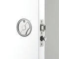 Lifestyle Lockwood Symmetry Round Cavity Sliding Door Privacy Set Satin Pearl Dp 7400SPDP - The Blue Space