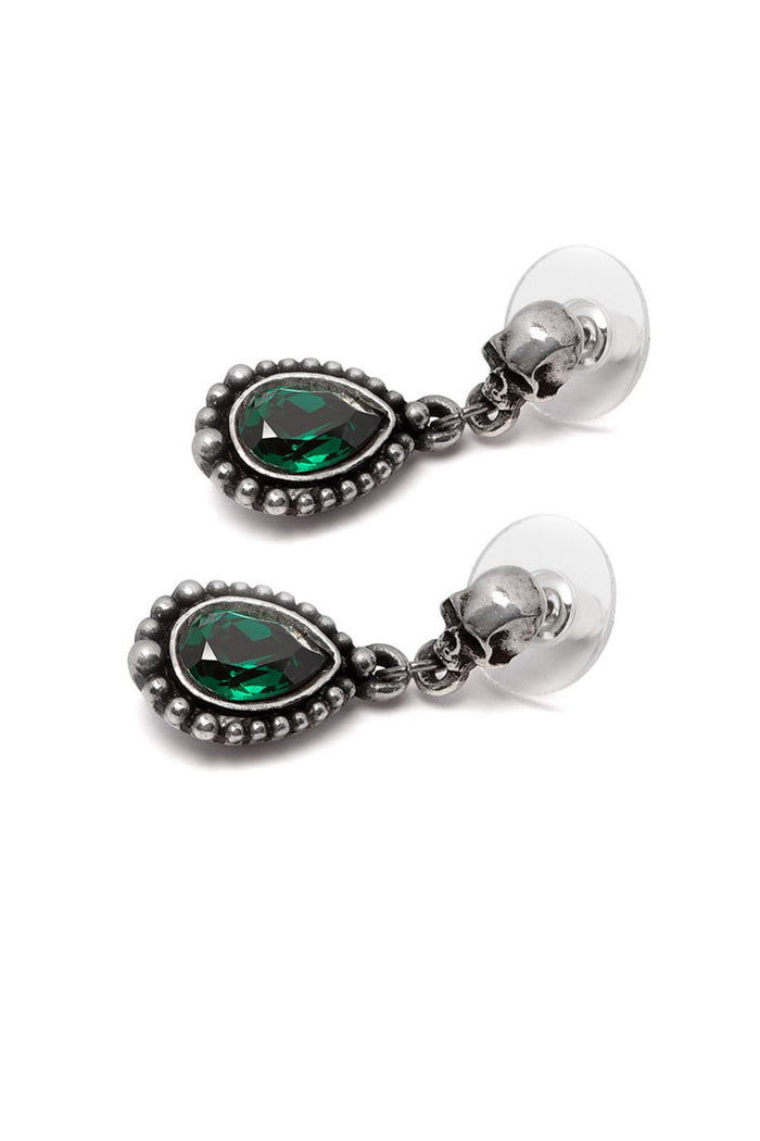 steampunk skull earrings