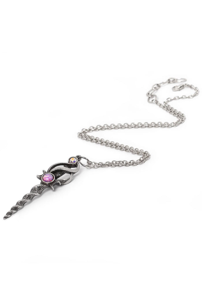 fantasy unicorn horn necklace by alchemy