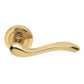 Manital Erica Privacy Door Handle Set Polished Brass MAN-ERPF-OTL-PB - The Blue Space