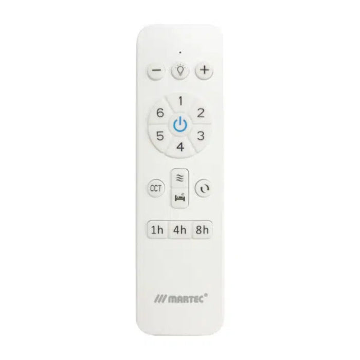 Remote Martec Quantum 1320mm DC Ceiling Fan Matte Black MQDC134MR - The Blue Space