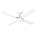 Martec Quantum 1320mm DC Ceiling Fan Matte White MQDC134WR - The Blue Space