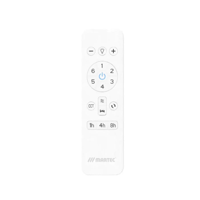 Remote Martec Quantum 1320mm DC Ceiling Fan Matte White MQDC134WR - The Blue Space