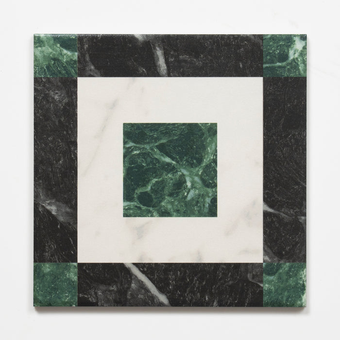 Matrix Tessellated Marble Look Matte Porcelain Tile P3 200mm x 200mm