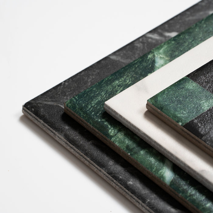 Variations Matrix Tessellated Marble Look Matte Porcelain Tile P3 200mm x 200mm 2AMIDEC - The Blue Space